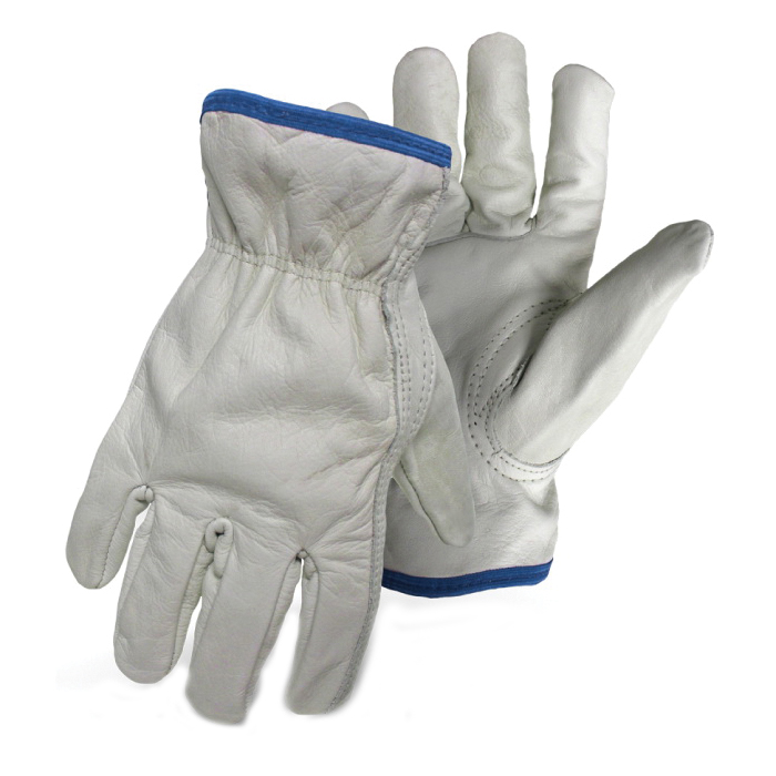 4063X Gloves, XL, Keystone Thumb, Open, Shirred Elastic Back Cuff, Buffalo Leather