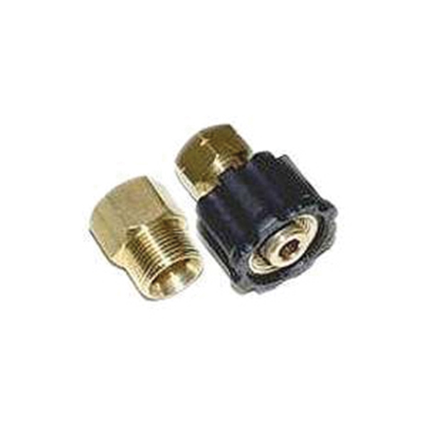 Mi-T-M AW-0017-0035 Screw Connect, 3/8 in Connection, FNPT x M22, Brass - 1