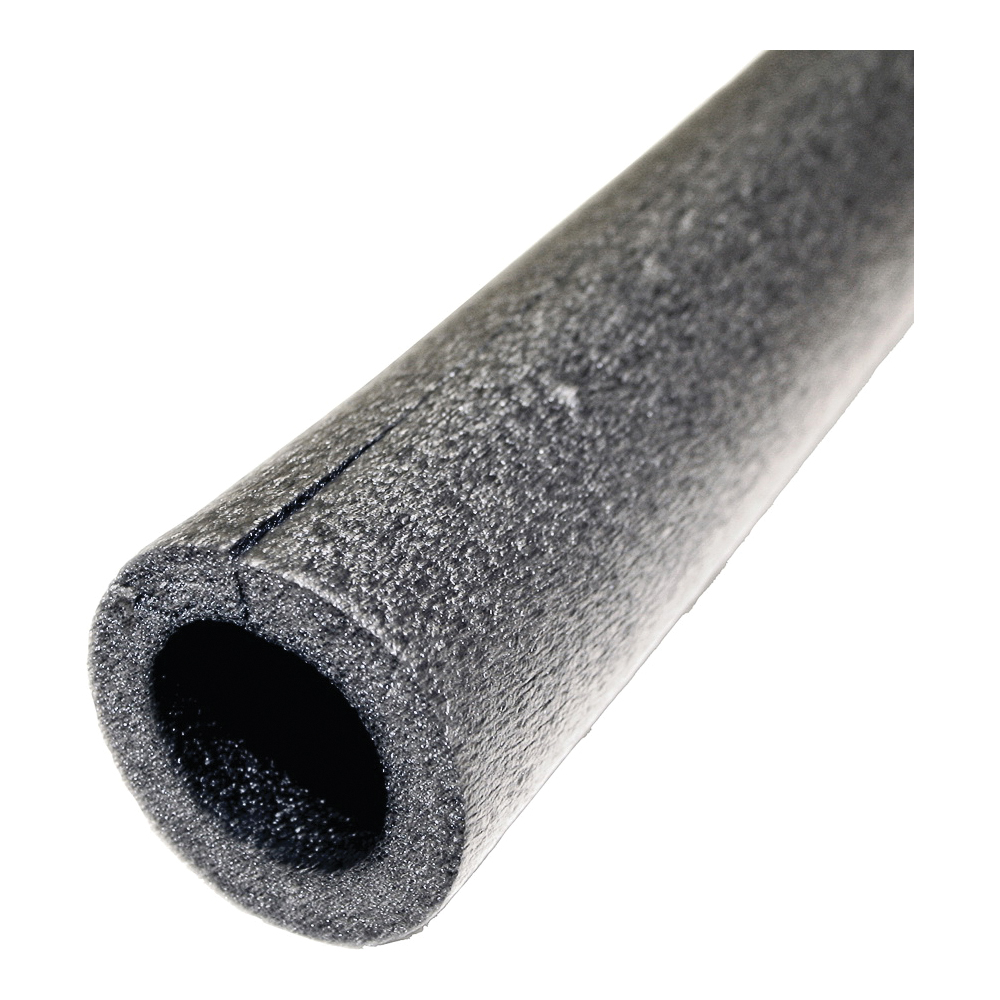 50154 Pipe Insulation, 6 ft L, Polyethylene, Black, 1 in Pipe