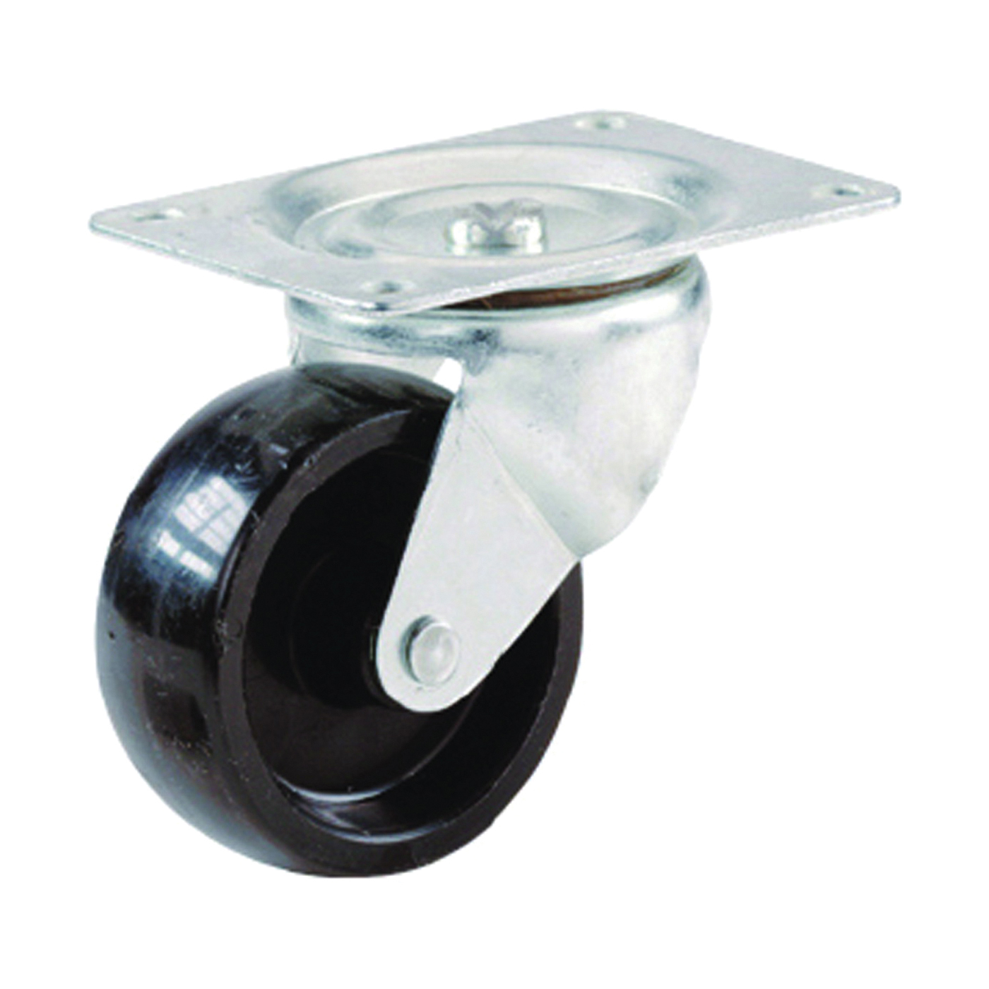 9394 Swivel Caster, 3 in Dia Wheel, 1-1/4 in W Wheel, Polypropylene Wheel, 210 lb