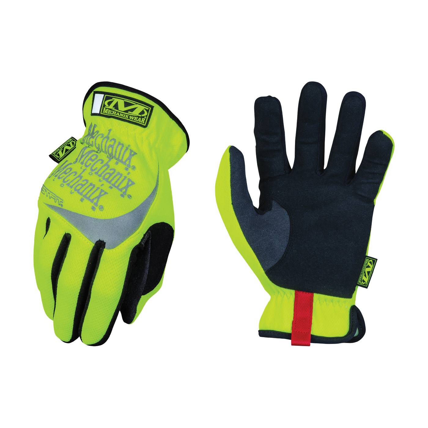 FastFit Series SFF-91-010 Work Gloves, Men's, L, 10 in L, Reinforced Thumb, Elastic Cuff, Yellow