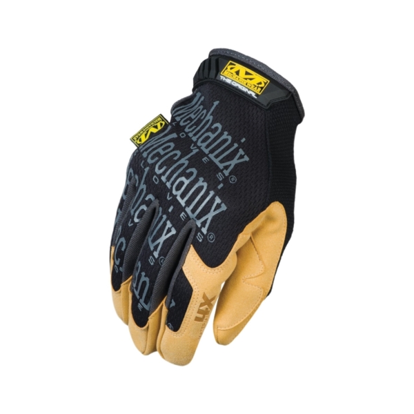 MG4X-75-009 Work Gloves, Men's, M, 9 in L, Straight Thumb, Hook and Loop Cuff, Synthetic Leather