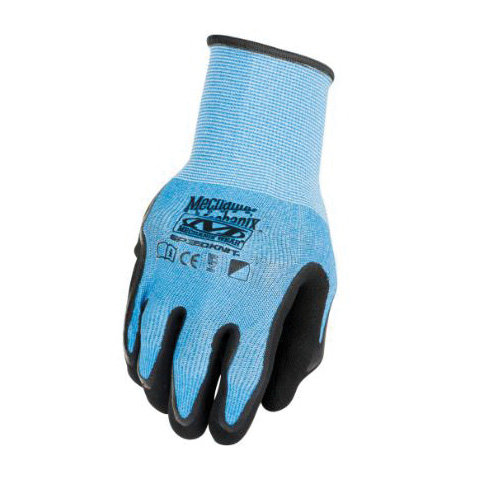 CoolMax SpeedKnit S1CB-03-540 Work Gloves, Men's, L, XL, Latex Coating, Blue