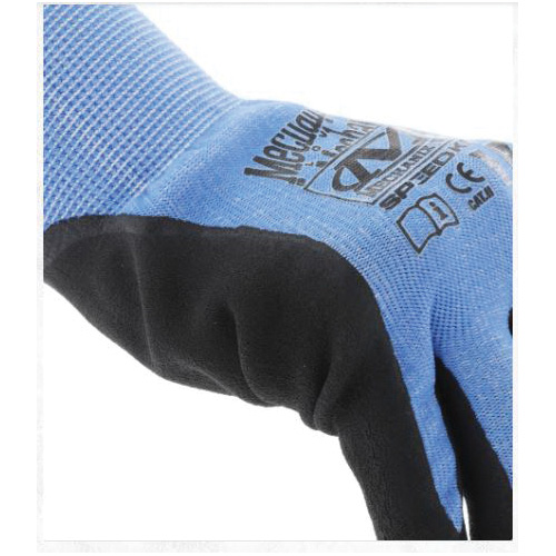 MECHANIX WEAR CoolMax SpeedKnit S1CB-03-540 Work Gloves, Men's, L, XL, Latex Coating, Blue - 2