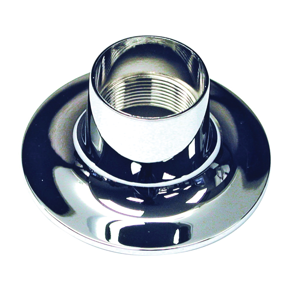 80608 Bath Flange, 2-1/2 x 1-1/4 in Connection, 1-1/16 in ID, 1-5/32 in OD, Metal, Chrome Plated