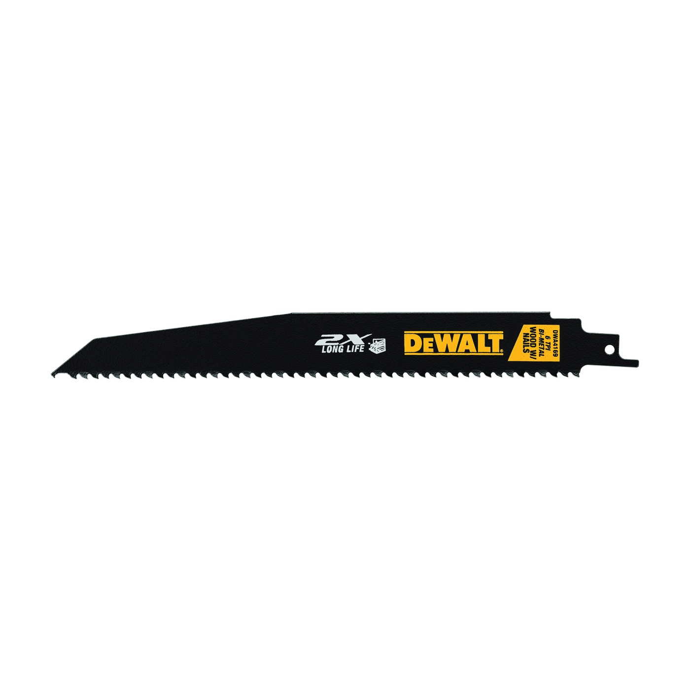 DeWALT DWA4169 Reciprocating Saw Blade, 1 in W, 9 in L, 6 TPI