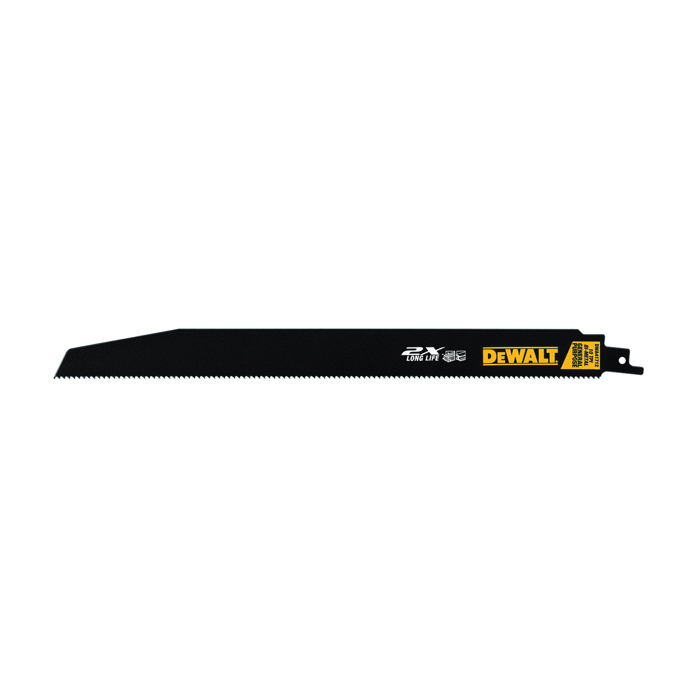 DeWALT DWA41712 Reciprocating Saw Blade, 1 in W, 12 in L, 10 TPI