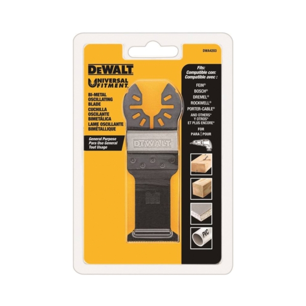 DeWALT DWA4203 Oscillating Blade, 1-1/4 in, HSS