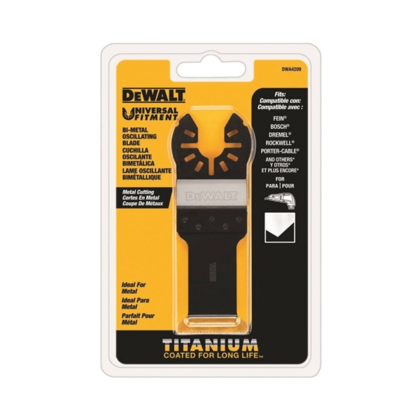 DeWALT DWA4209 Oscillating Blade, 1-1/4 in, Titanium