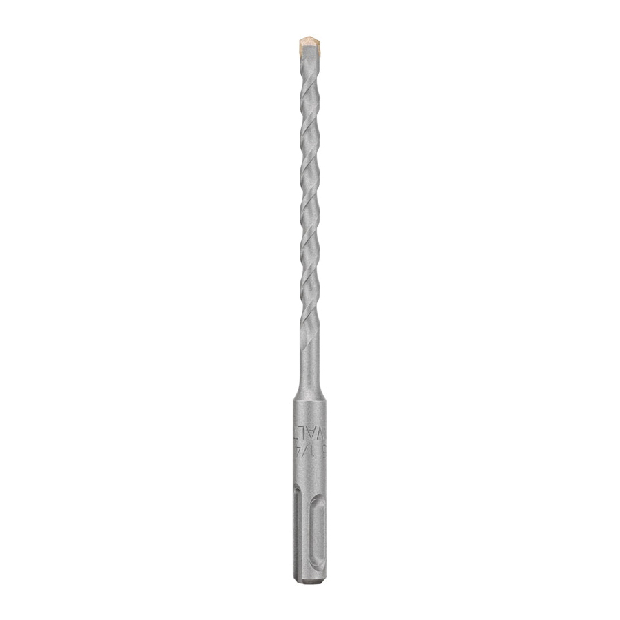 DWAF5401 Hammer Drill Bit, 5/32 in Dia, 6-1/2 in OAL, SDS-Plus Shank