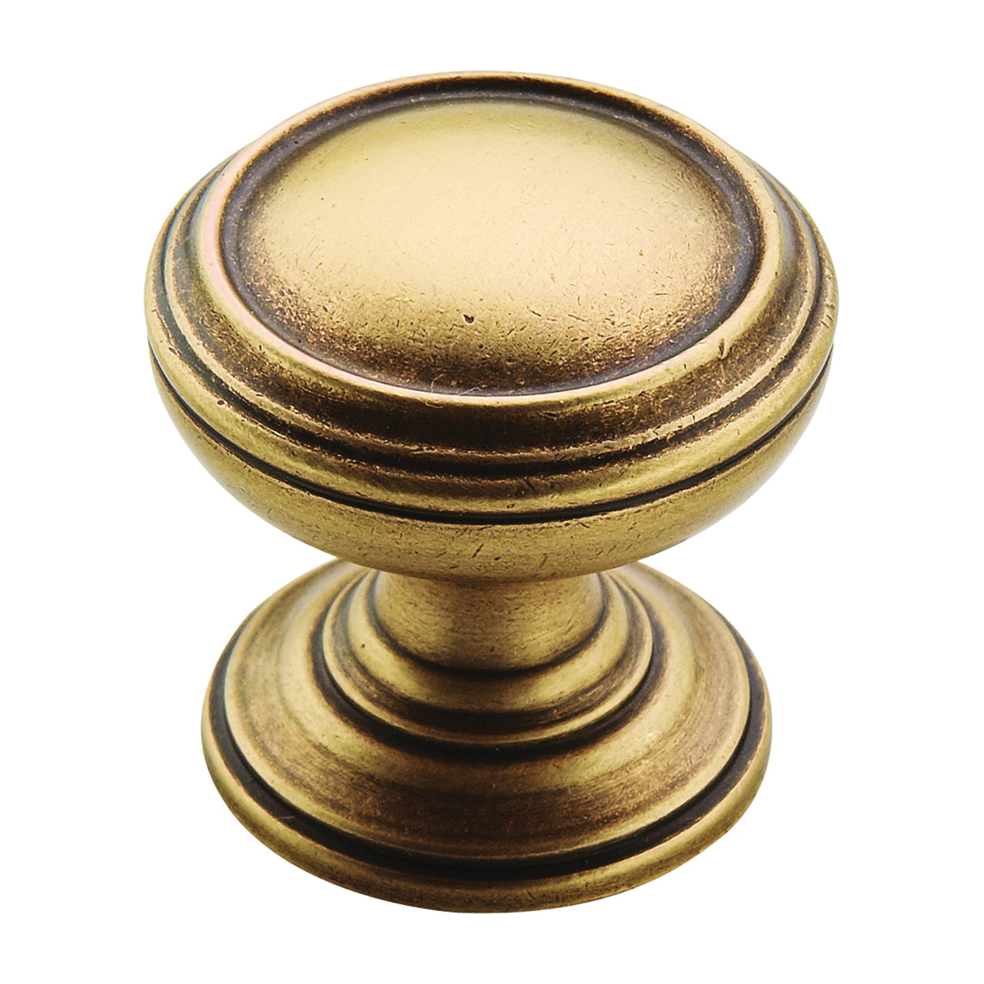 BP55342GB Cabinet Knob, 1-1/4 in Projection, Zinc, Gilded Bronze