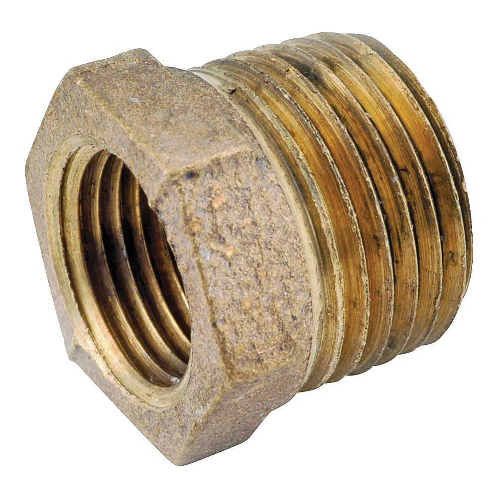 Anderson Metals 738110-1206 Reducing Pipe Bushing, 3/4 x 3/8 in, Male x Female - 1