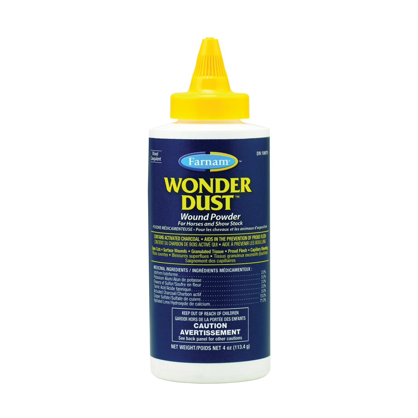 Farnam Wonder Dust 31101 Wound Powder, Powder, 4 oz
