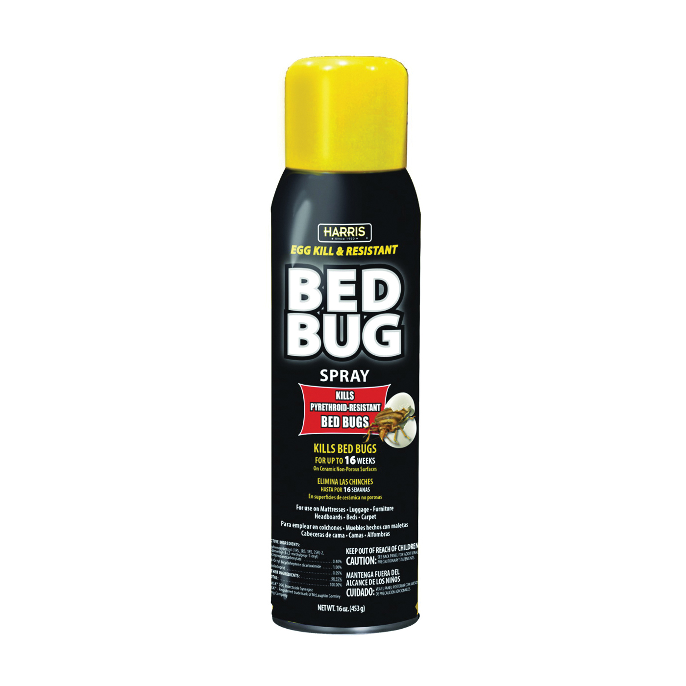 Harris BLKBB-16A Bed Bug Killer, Liquid, Spray Application, 16 oz