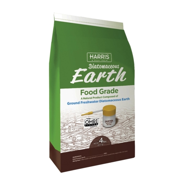 DE-FG4P Diatomaceous Earth with Powder Duster, Powder, 4 lb, Bag