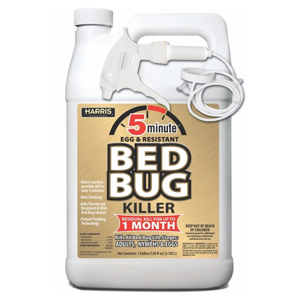 GOLDBB-128 Bed Bug Killer, Liquid, Spray Application, 1 gal