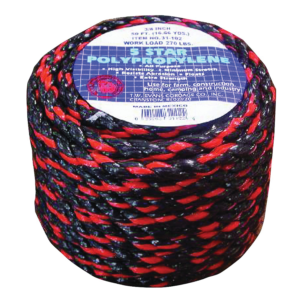 T.W. Evans Cordage 31-122 Truck Rope, 3/8 in Dia, 100 ft