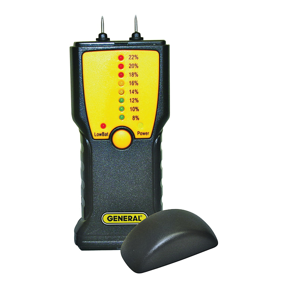 GENERAL MM1E Moisture Meter, 7 to 15% WME Low, 16 to 35% WME High, 0.1 % Accuracy, LED Display - 1