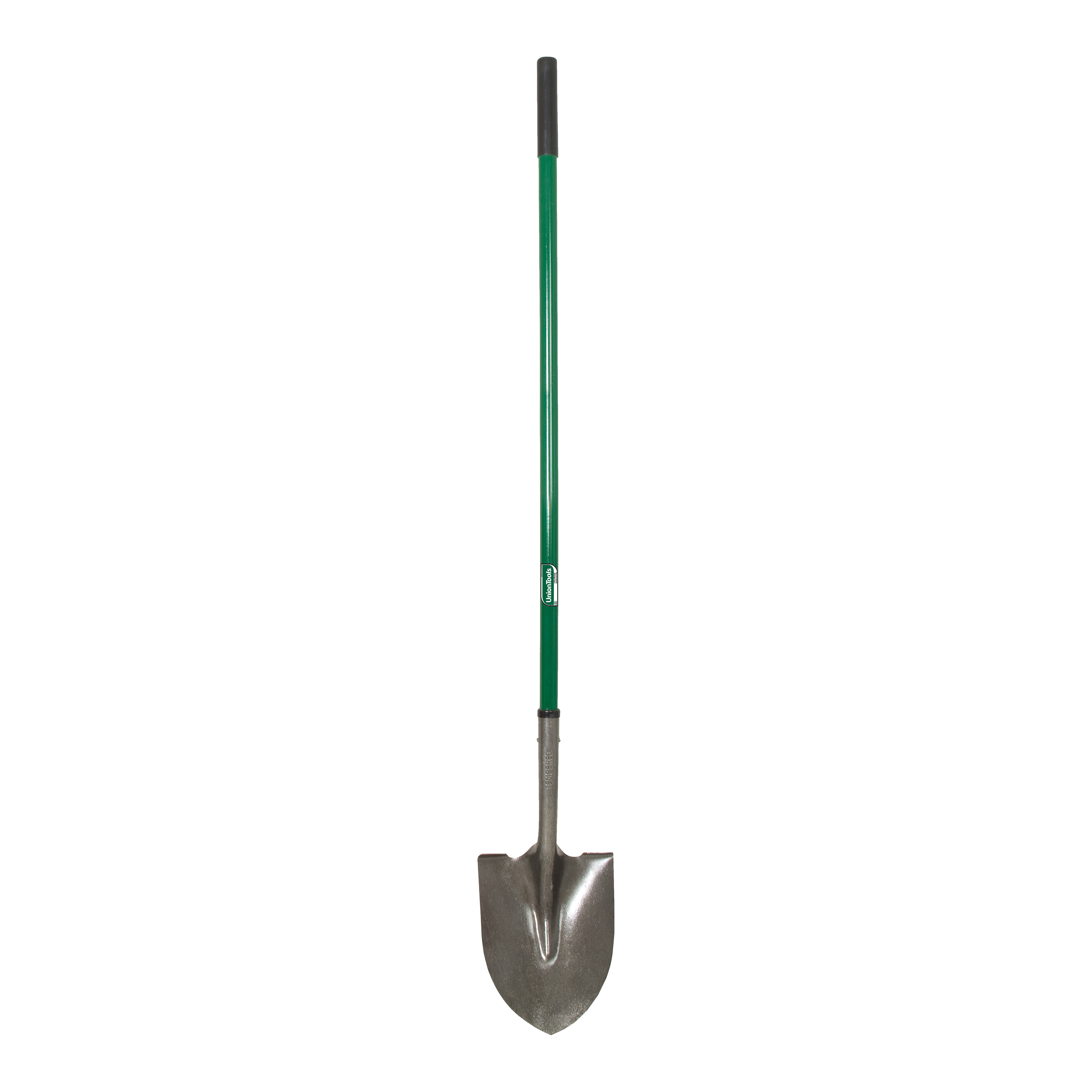 2430900 Shovel, 8.61 in W Blade, 16 ga Gauge, Steel Blade, Fiberglass Handle, Long Handle