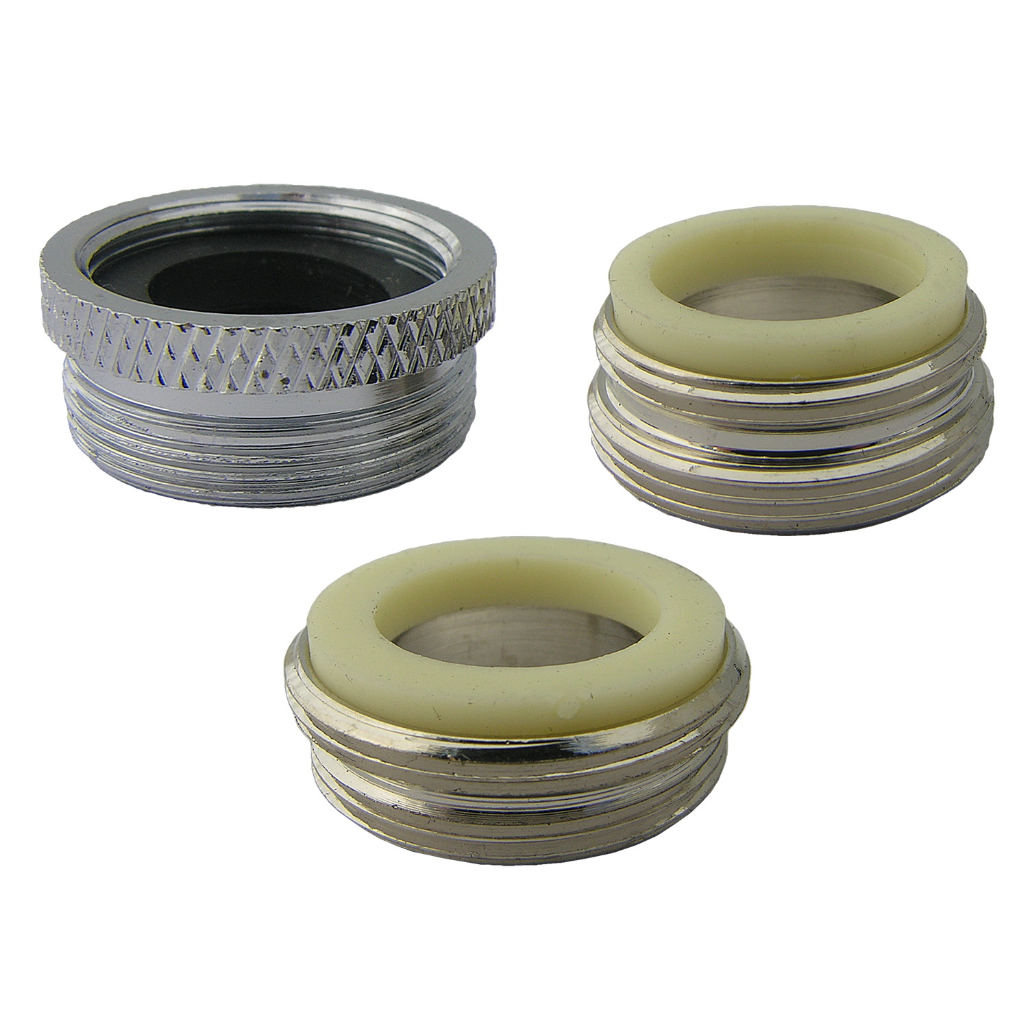 Lasco 09-1661NL Faucet Adapter Kit Male x Female Male x Female, Brass, Chrome Plated
