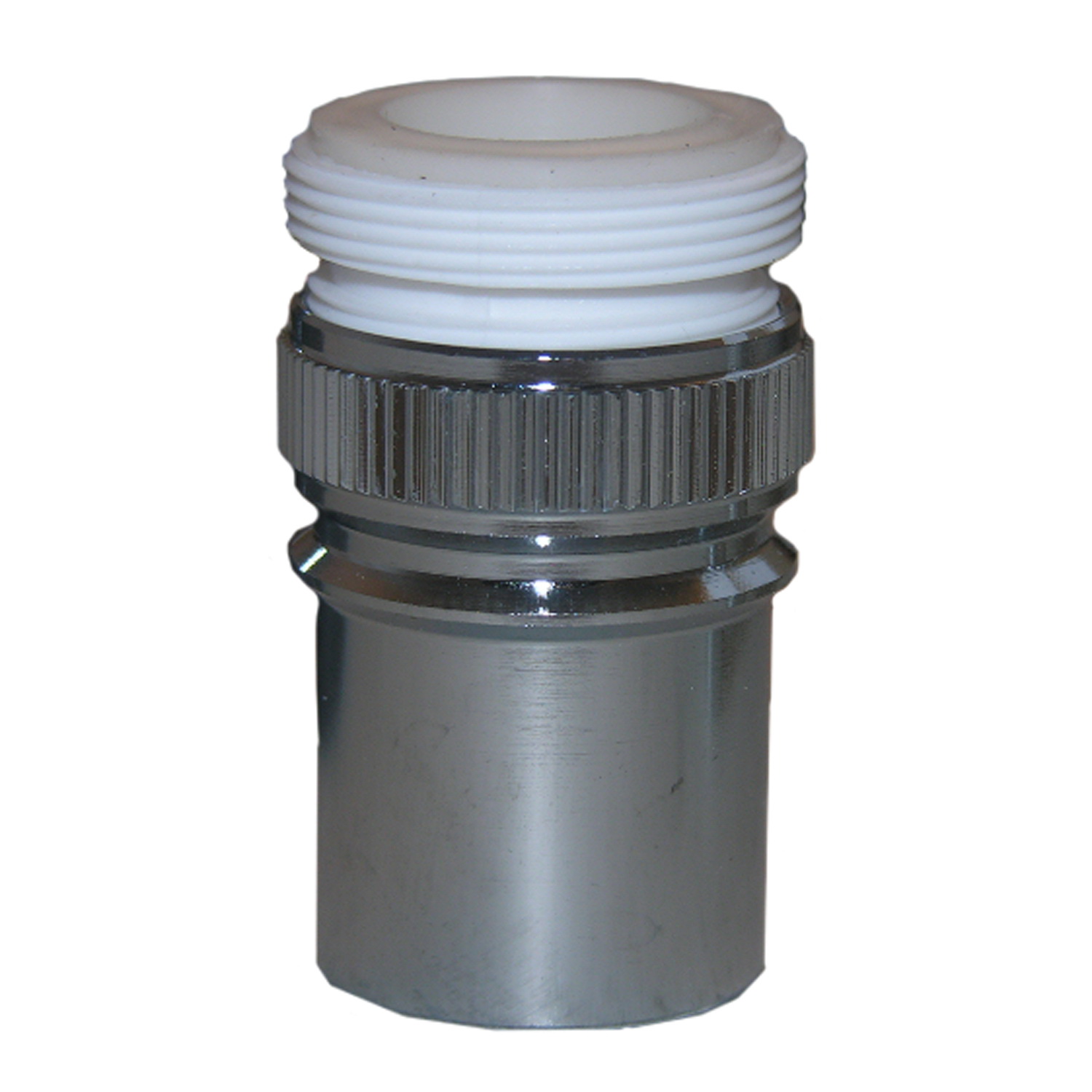 Lasco 09-1921NL Snap Nipple with Aerator, 15/16 x 55/64 in Male x Female, Brass, Chrome Plated