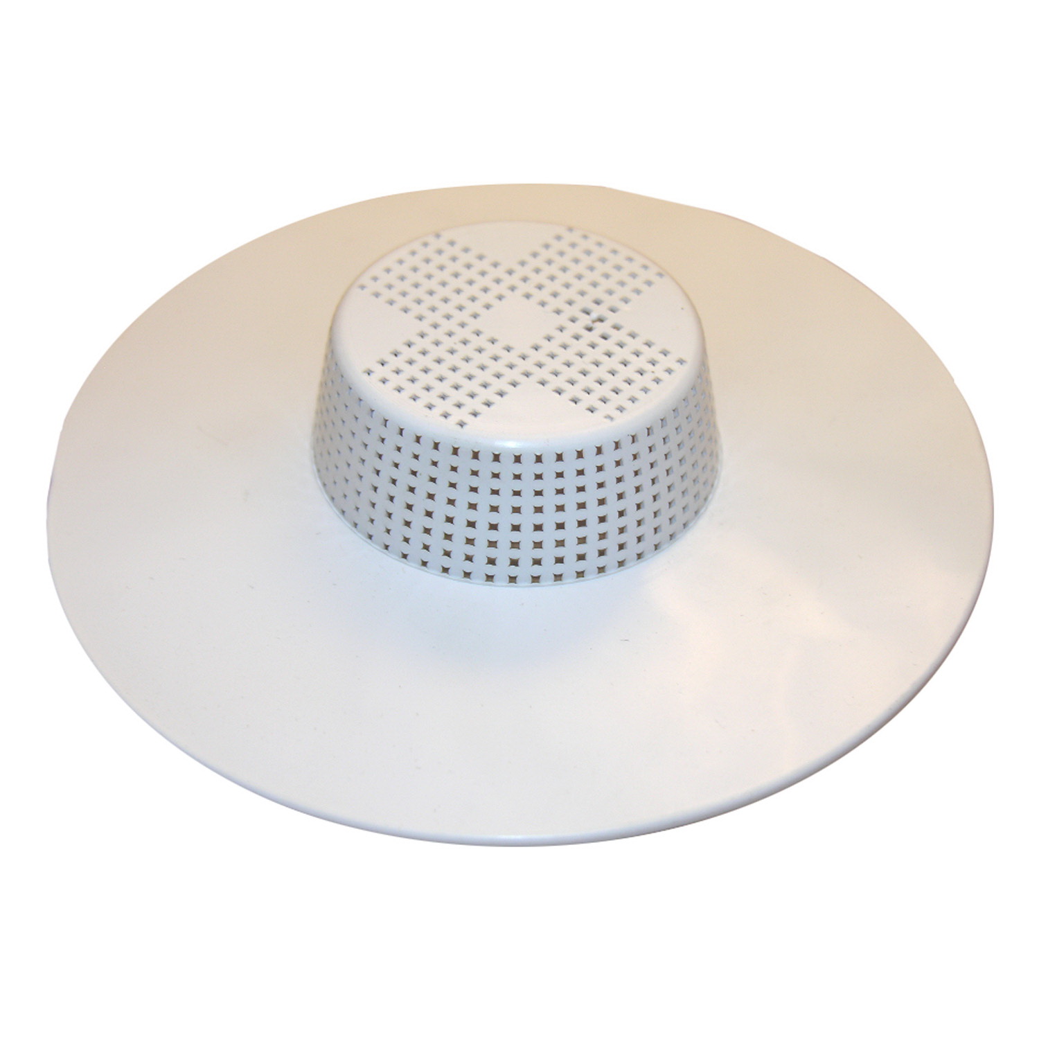Lasco 09-2123 Hair Snare Bathtub Strainer, Plastic, White