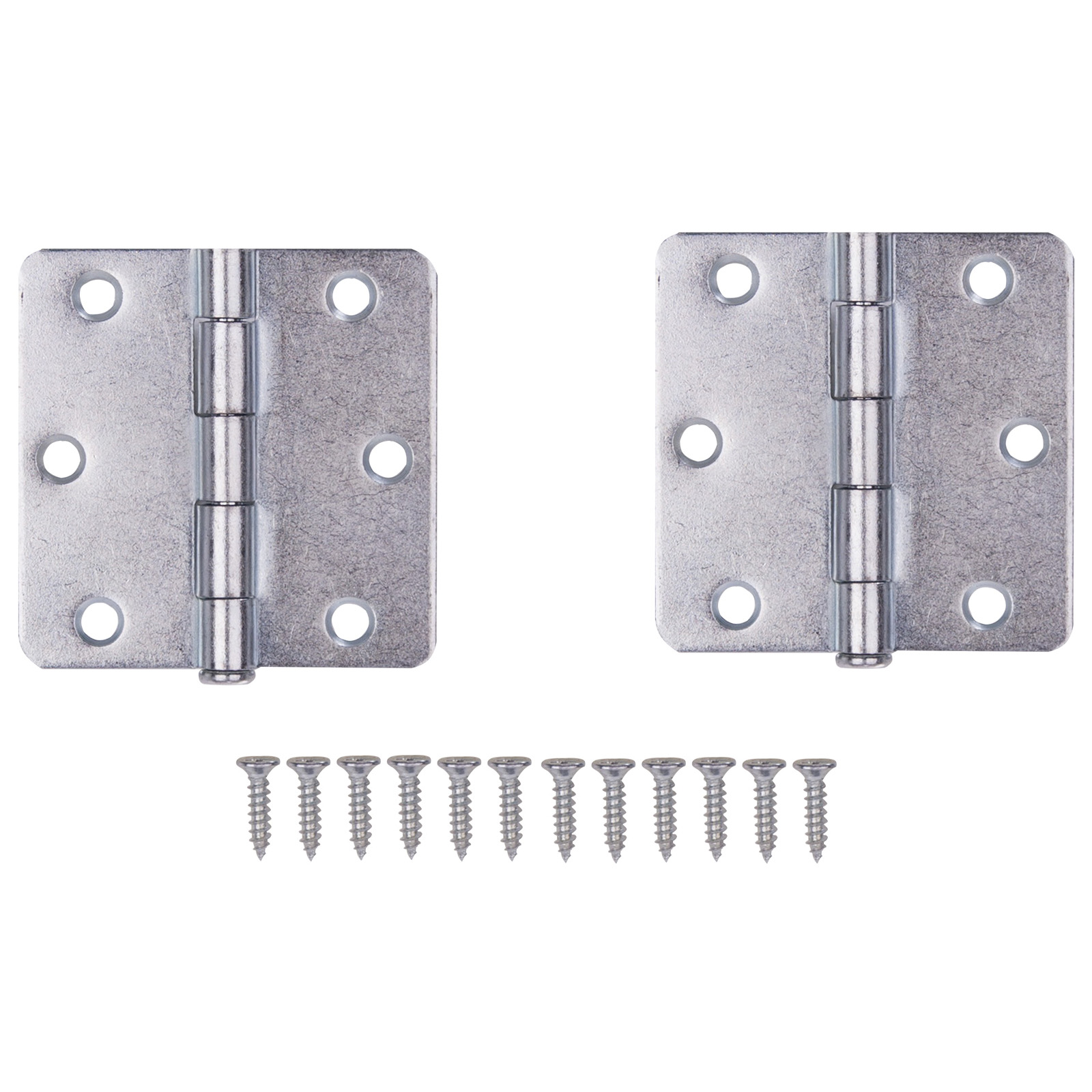 LR-110-PS Door Hinge, Steel, Zinc, Loose Pin, 180 deg Range of Motion, Screw Mounting