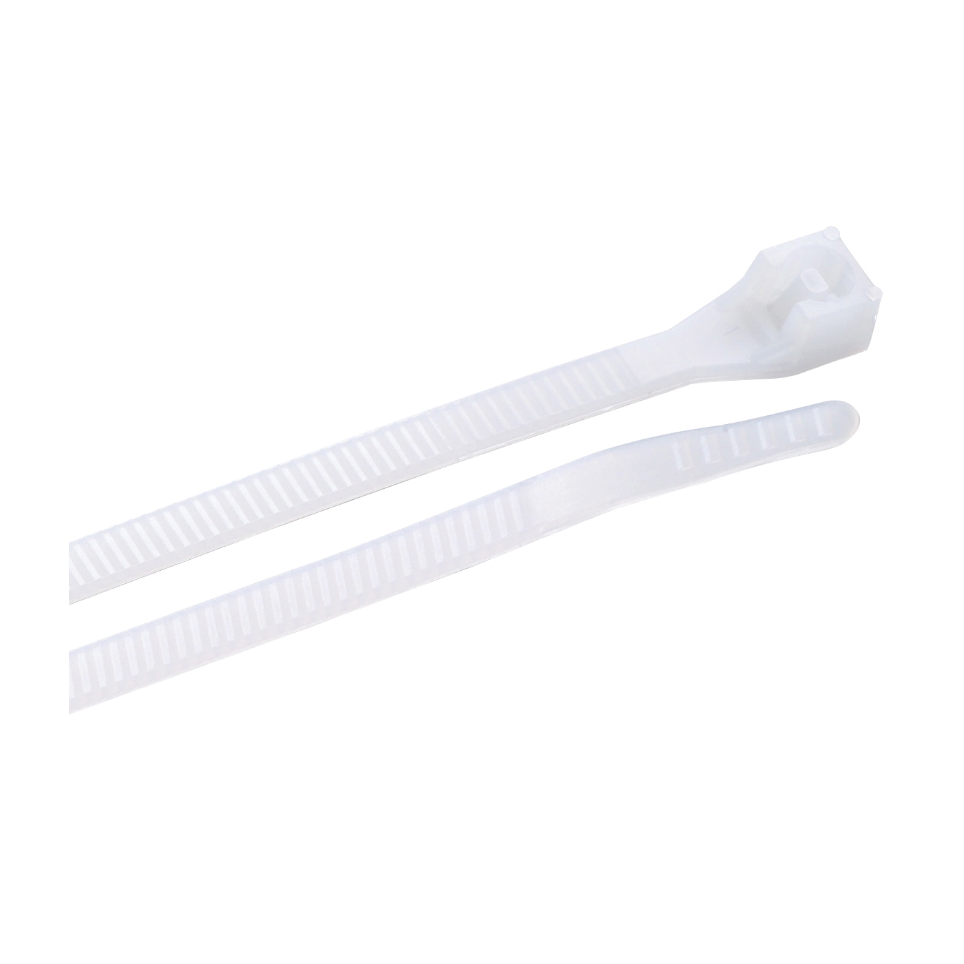 46-308 Cable Tie, Double-Lock Locking, 6/6 Nylon, Natural