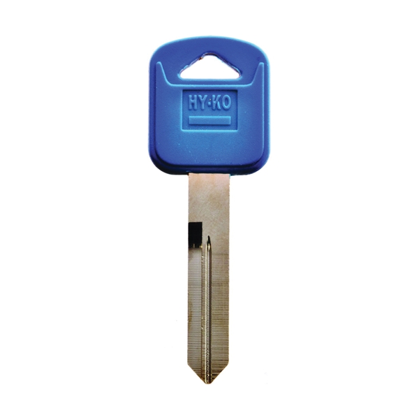 13005H75PB Key Blank, Brass/Plastic, Nickel, For: Ford Vehicle Locks