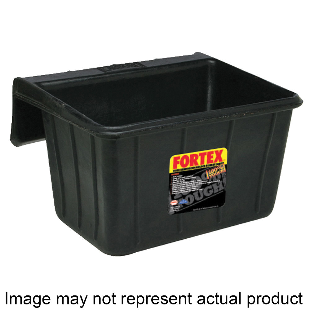 F18 Pet Feeder, 16 qt, Rubber, Black