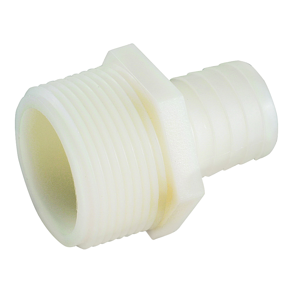 53701-0612 Adapter, 3/8 in, Barb, 3/4 in, MIP, 150 psi Pressure, Nylon