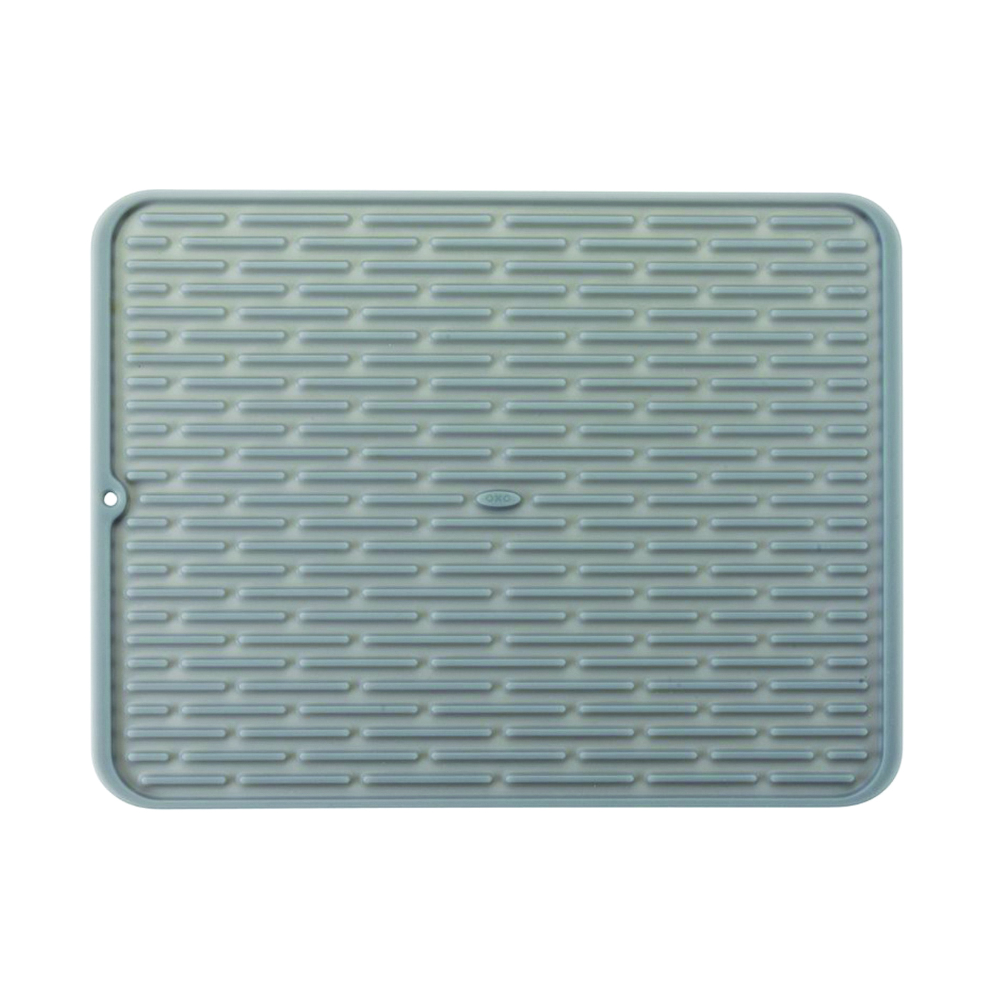 1410880 Dish Drying Mat, 16.9 in L, 12-1/2 in W, Silicone