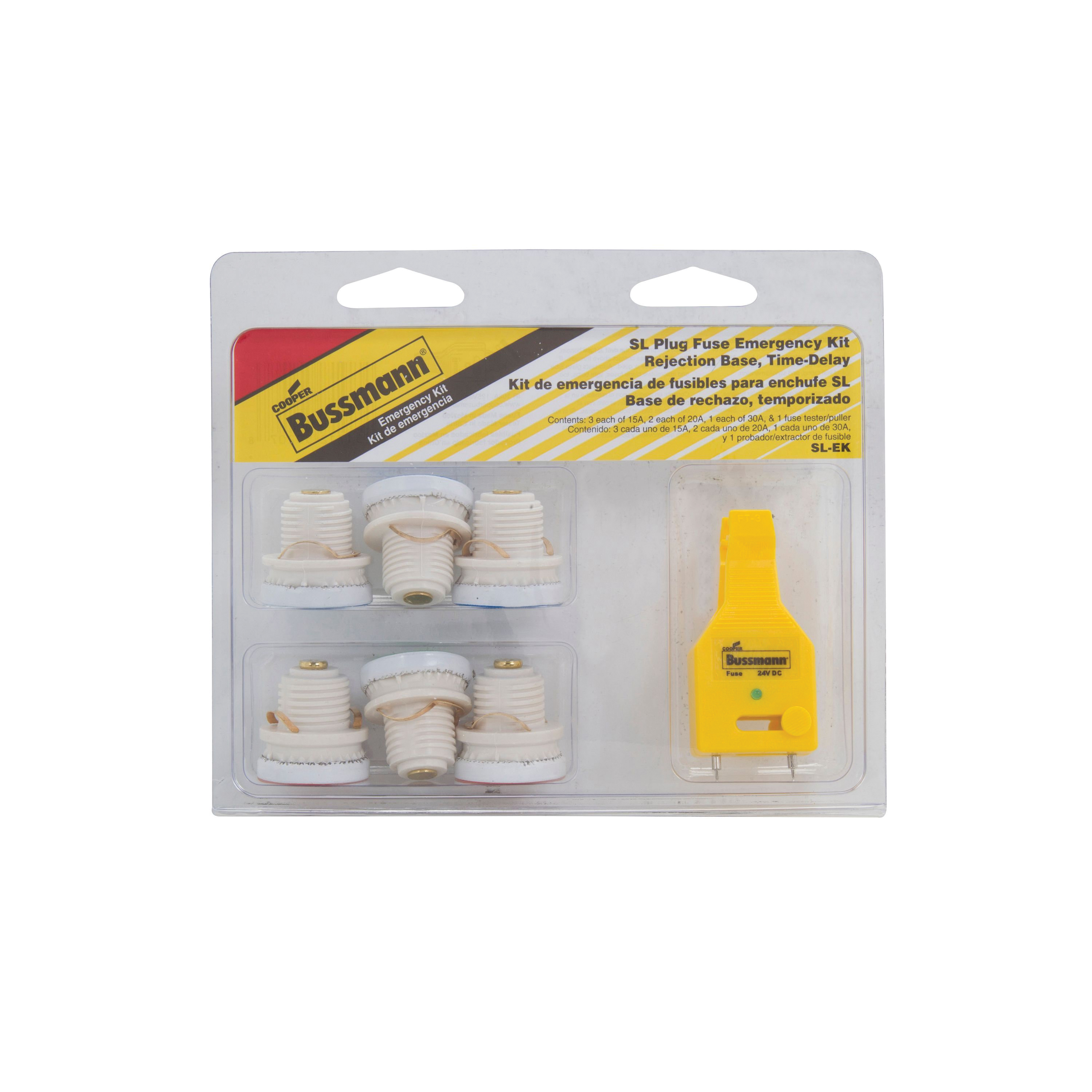 SL Series SL-EK Fuse Kit, 125 V, SL, Emergency Fuse