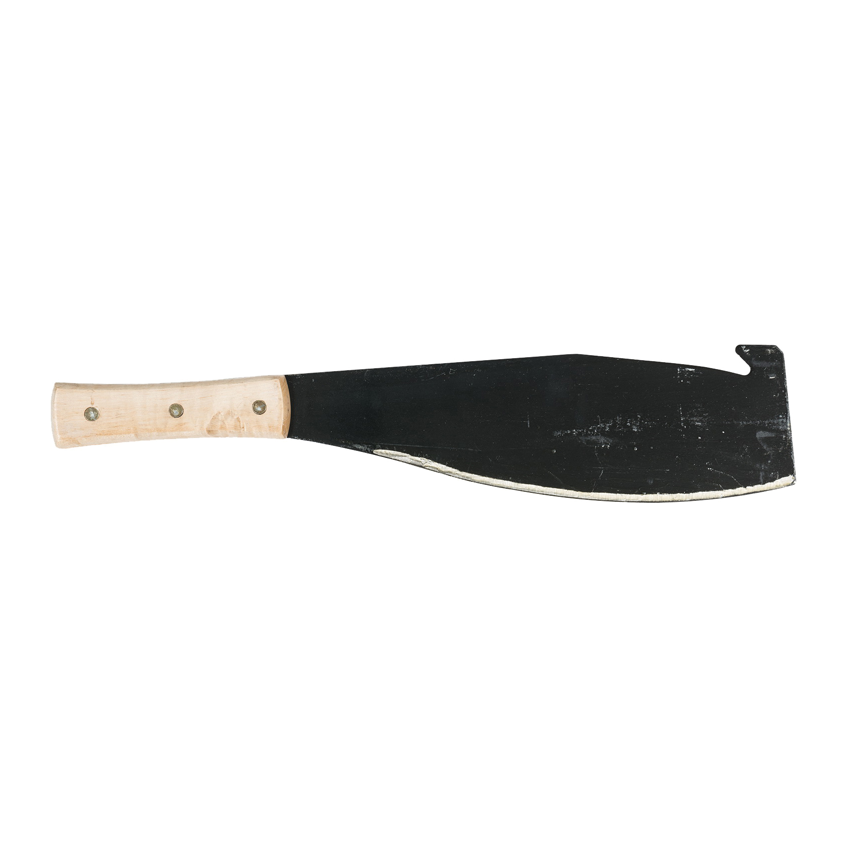 41730 Brazilian Sugar Cane Knife, 21 in OAL, 13 in Blade, Steel Blade, Wood Handle
