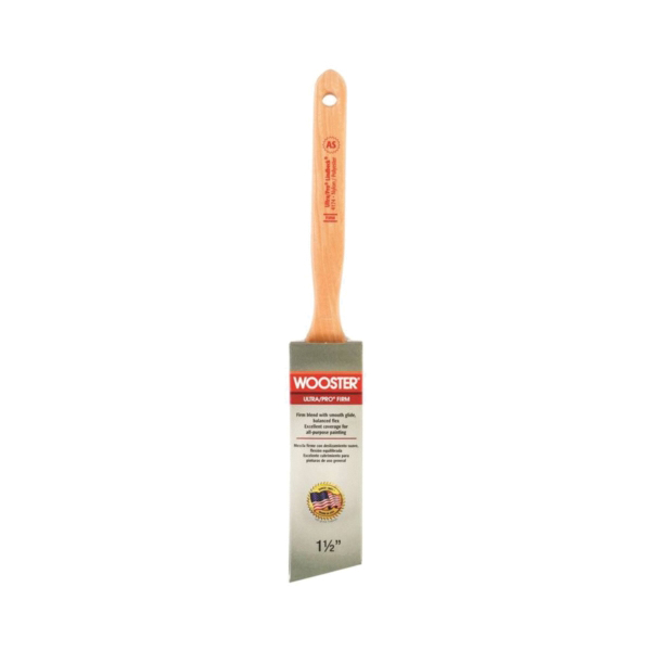 Ultra/Pro 4174-1-1/2 Paint Brush, 1-1/2 in W, Firm Brush, 2-7/16 in L Bristle, Nylon/Polyester Bristle