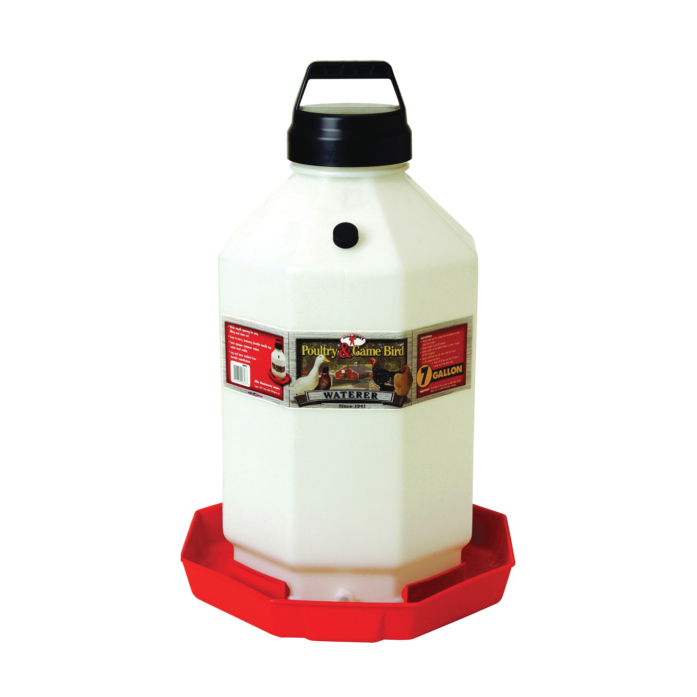 PPF7 Poultry Waterer, 7 gal Capacity, Plastic