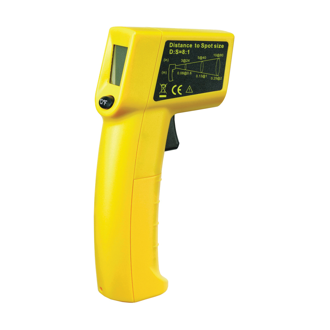 IRT200 Infrared Thermometer, -26 to 716 deg F, LCD Display