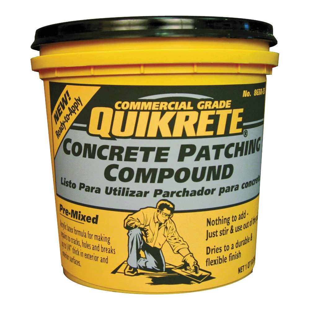 8650-35 Patching Compound, Gray/White, 1 qt Pail