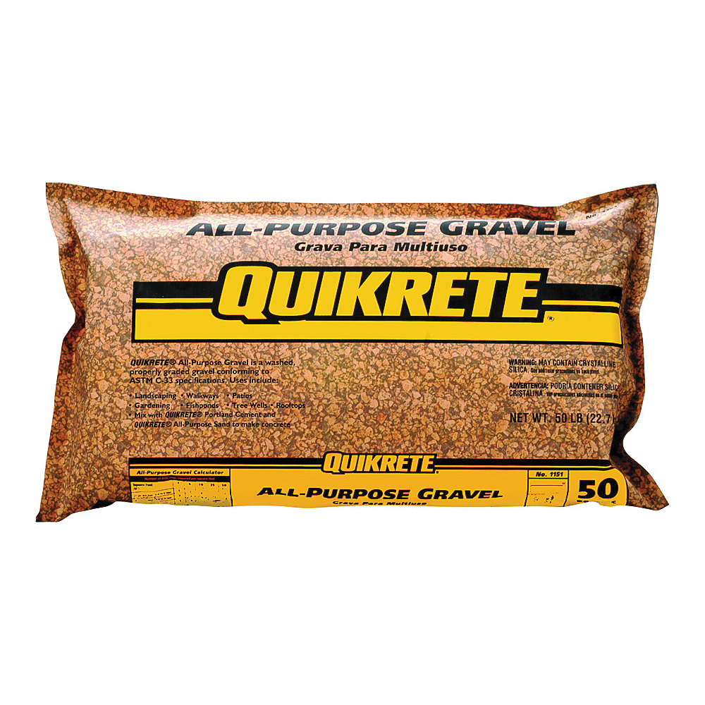 1151-50 All-Purpose Gravel, Brown, 1/2 cu-ft, 50 lb Bag