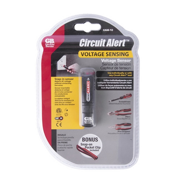 Circuit Alert Series Sensing Module, Gardner Bender, 50 to 600 V, Functions: Voltage, Black - 2