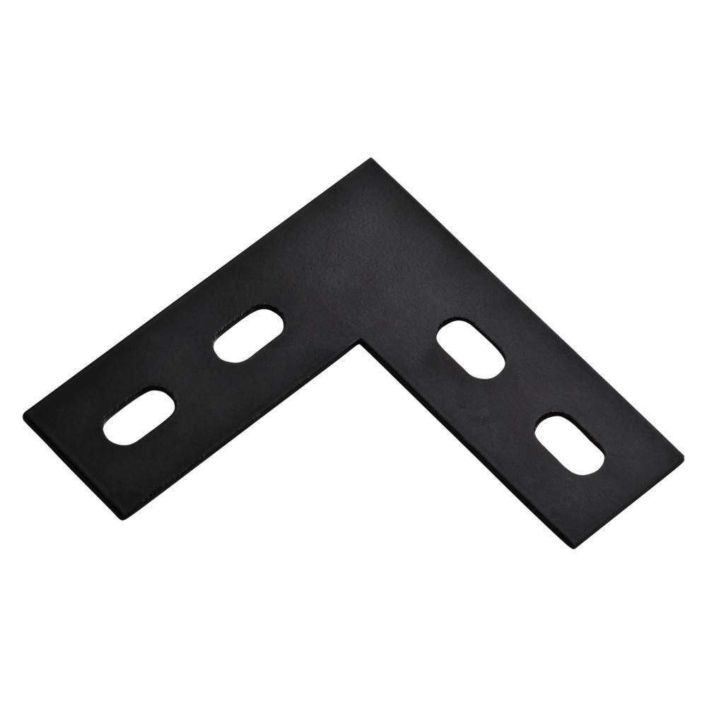 1175BC Series N351-504 Corner Brace, 4-1/2 in L, 1-1/2 in W, 4-1/2 in H, Steel, Powder-Coated