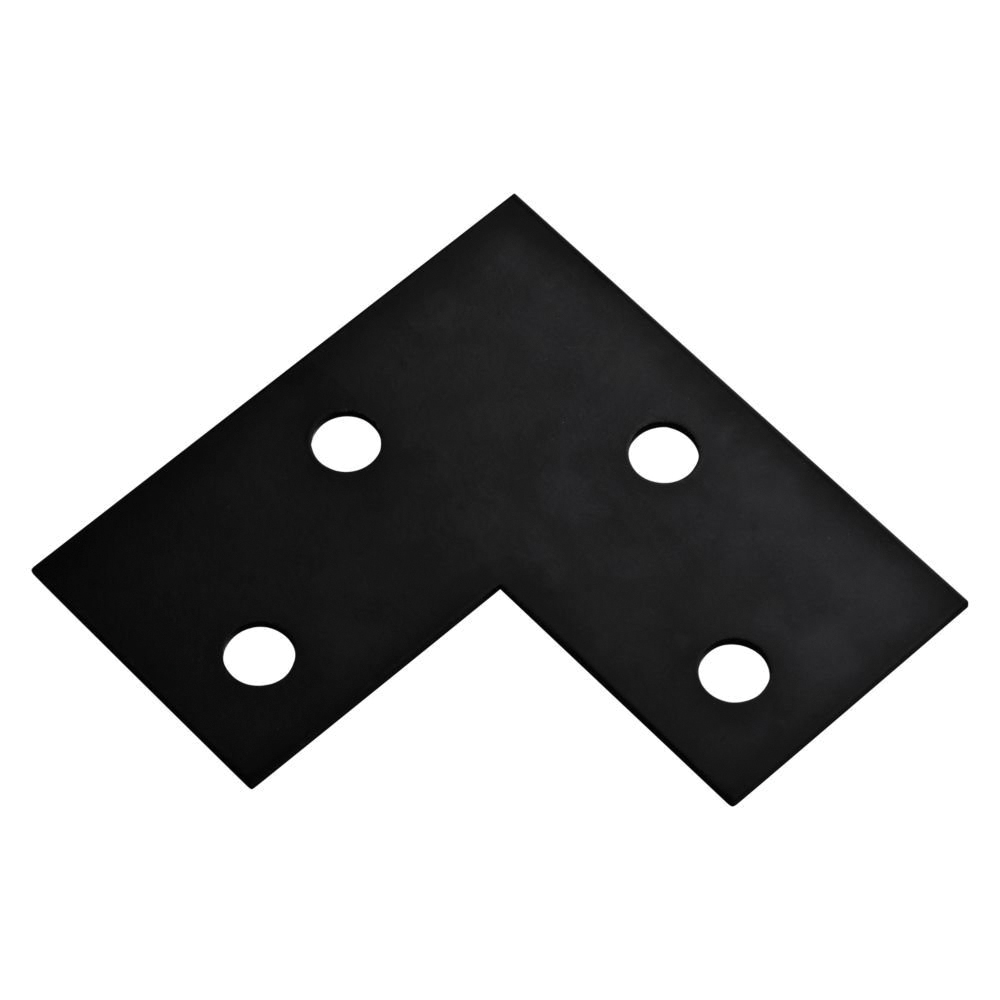 1176BC Series N351-506 Corner Brace, 6 in L, 3 in W, 6 in H, Steel, Powder-Coated