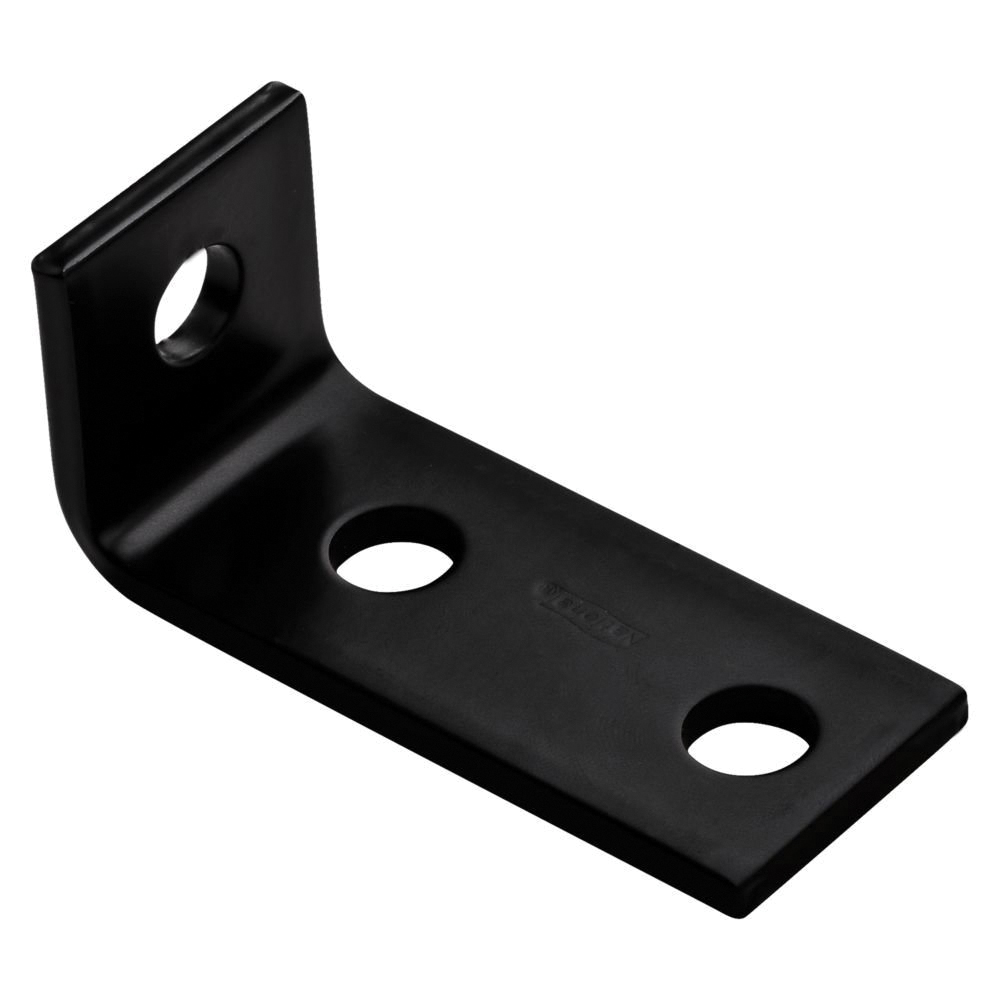 1152BC Series N351-479 Corner Brace, 3-1/2 in L, 1-1/2 in W, 1.6 in H, Steel, Powder-Coated