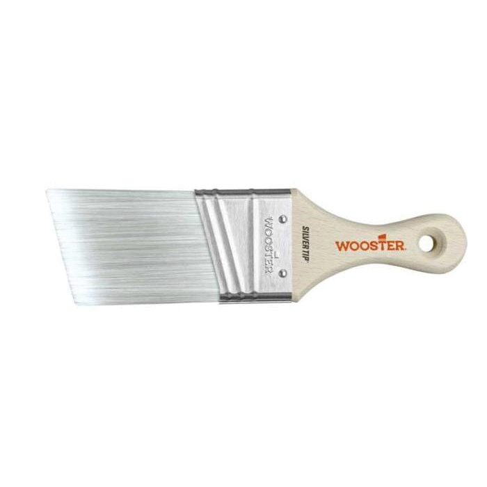 Silver Tip 5225-2 Paint Brush, 2 in W, 2-11/16 in L Bristle, Polyester Bristle, Short Handle