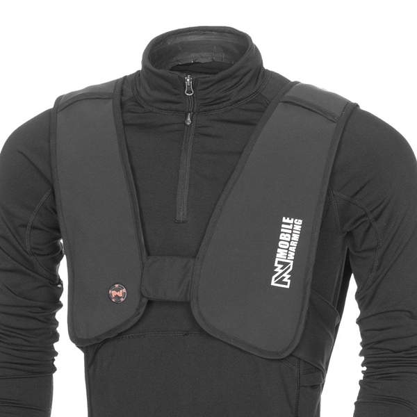Mobile Warming Thawdaddy Series MW19U05-01-14 Heated Vest, XL/2XL, Unisex, Fits to Chest Size: 46-1/4 in, Black - 4