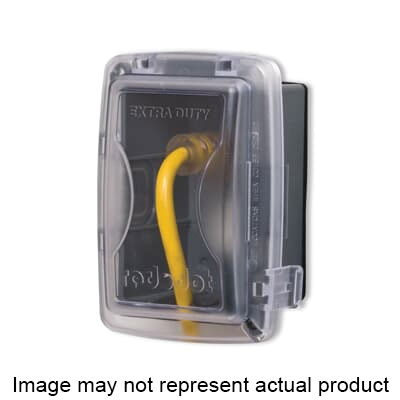 CKPM Cover, 6-5/32 in L, 4-11/16 in W, Rectangular, Polycarbonate (Plastic), Clear