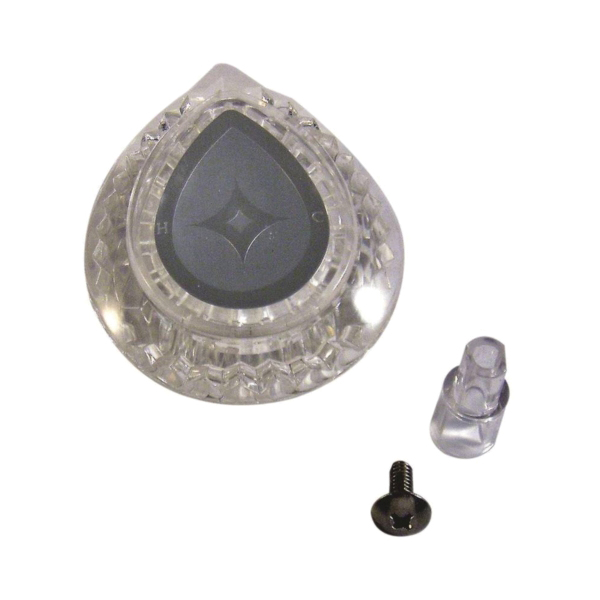 10303 Multi-Fit Faucet Handle, Acrylic, For: Moen Bathroom Single Handle Sink or Tub/Shower Faucets