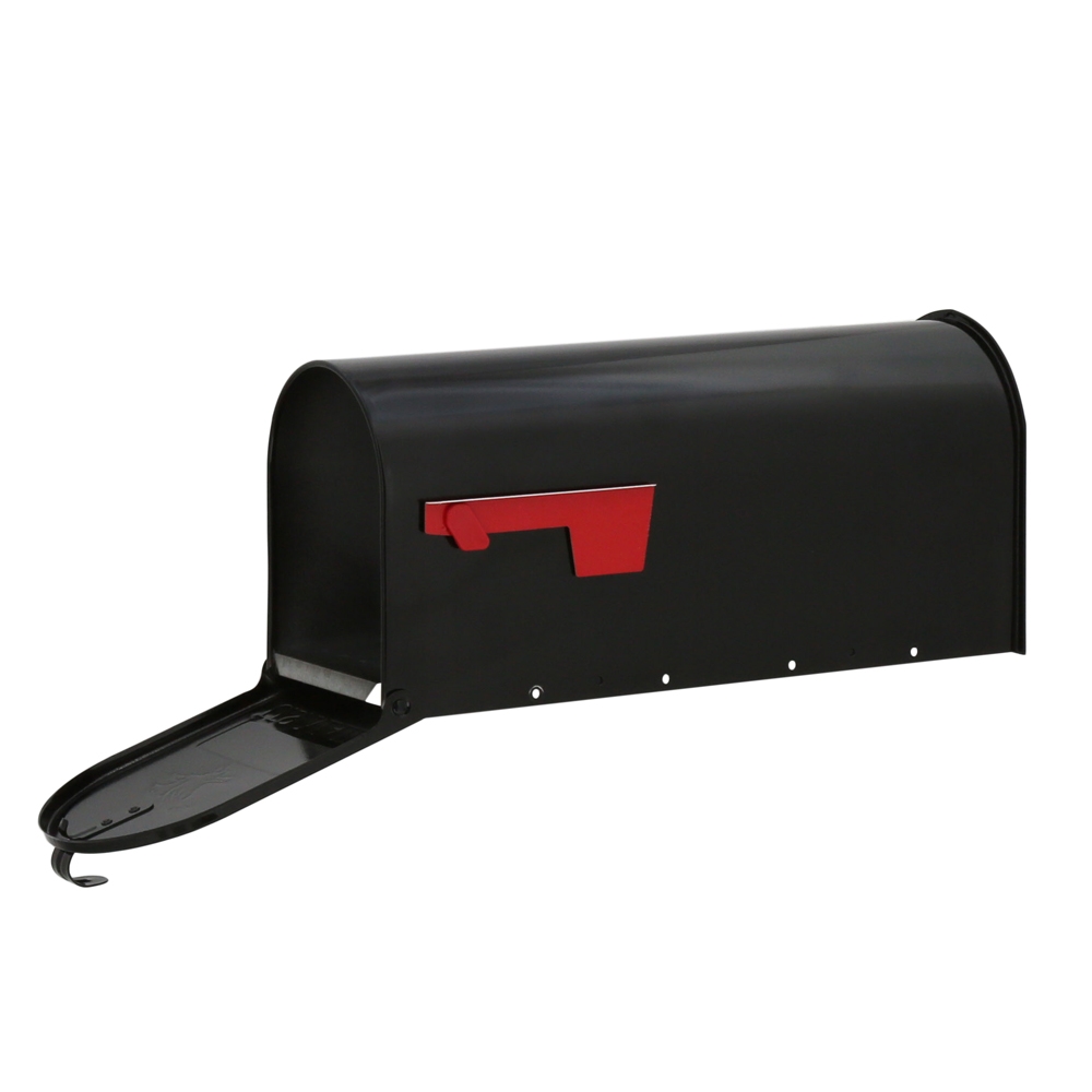 Gibraltar Mailboxes Elite Series E1100B00 Mailbox, 800 cu-in Capacity, Galvanized Steel, Powder-Coated, 6.9 in W, Black - 4