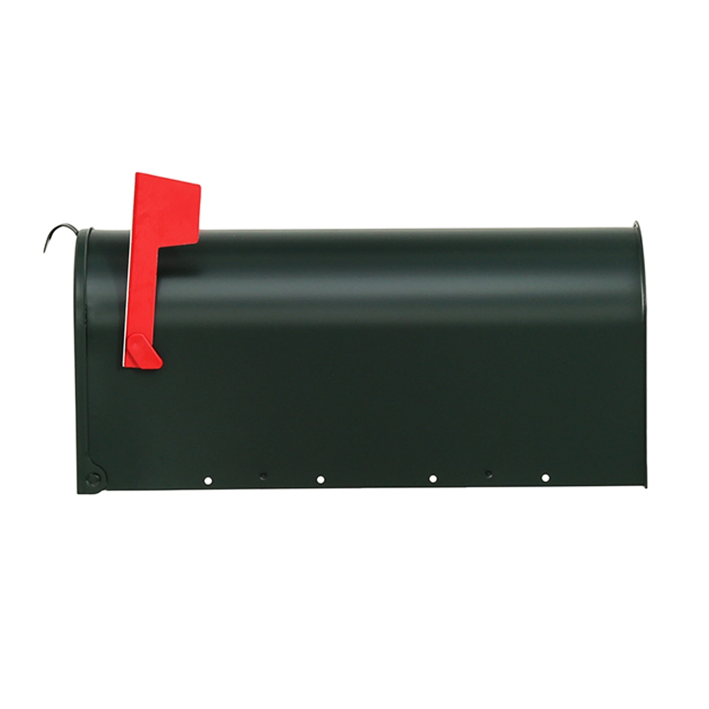 Gibraltar Mailboxes Elite Series E1100G00 Mailbox, 800 cu-in Capacity, Galvanized Steel, Powder-Coated, 6.9 in W, Green - 5