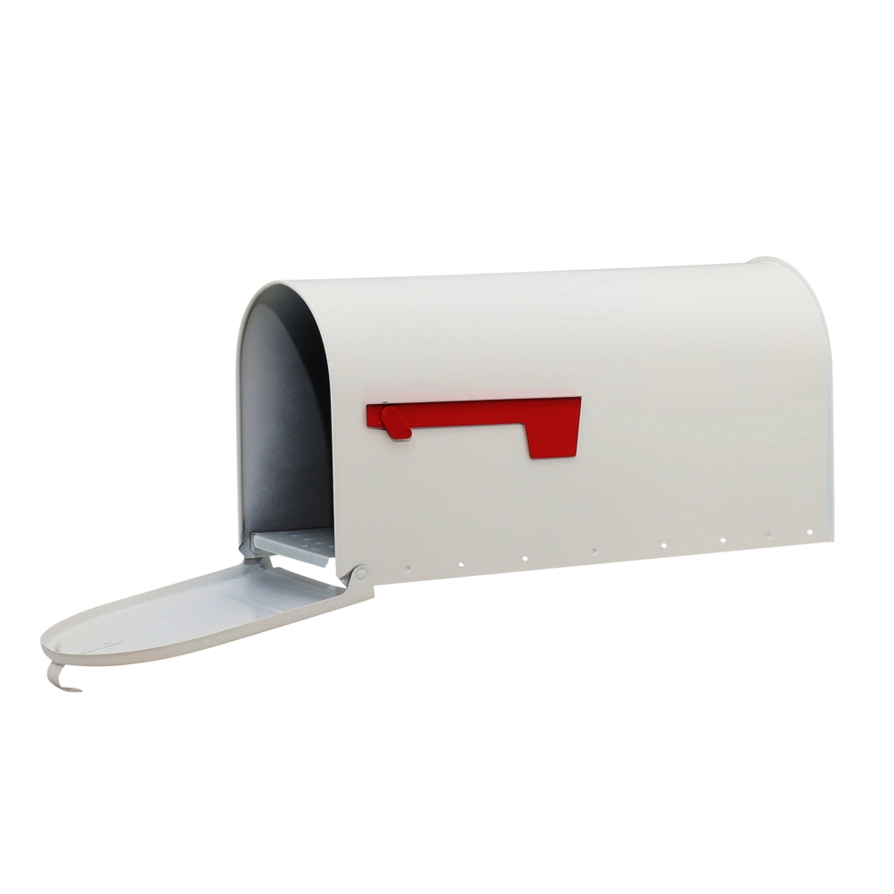 Gibraltar Mailboxes Elite Series E1600W00 Mailbox, 1475 cu-in Capacity, Galvanized Steel, Powder-Coated, 8.7 in W, White - 3
